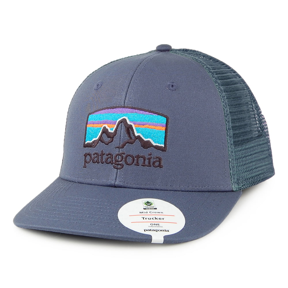Gorra Trucker Fitz Roy Horizons de Patagonia - Azul oscuro