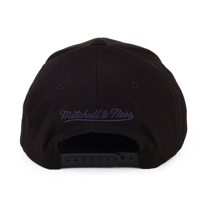 Gorra Snapback Chrome Logo Minnesota Timberwolves de Mitchell & Ness - Negro