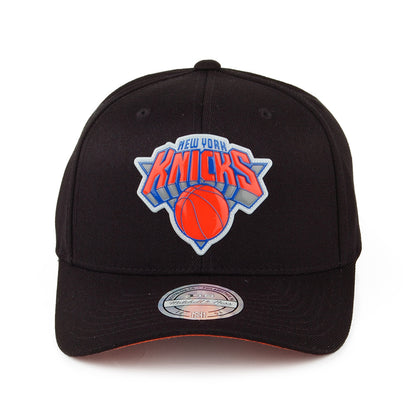 Gorra Snapback Chrome Logo New York Knicks de Mitchell & Ness - Negro