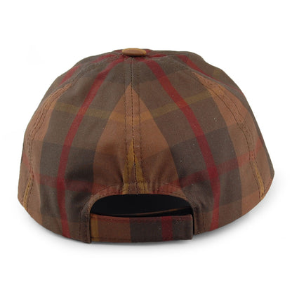 Gorra de béisbol Millerain británico de algodón encerado de City Sport - Marrón-Oliva