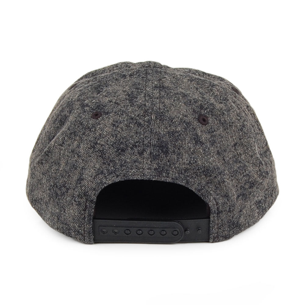 Gorra Snapback Simmons sin estructurar de Brixton - Negro Lavado