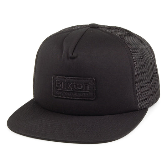 Gorra Trucker Palmer Tonal de malla de Brixton - Negro