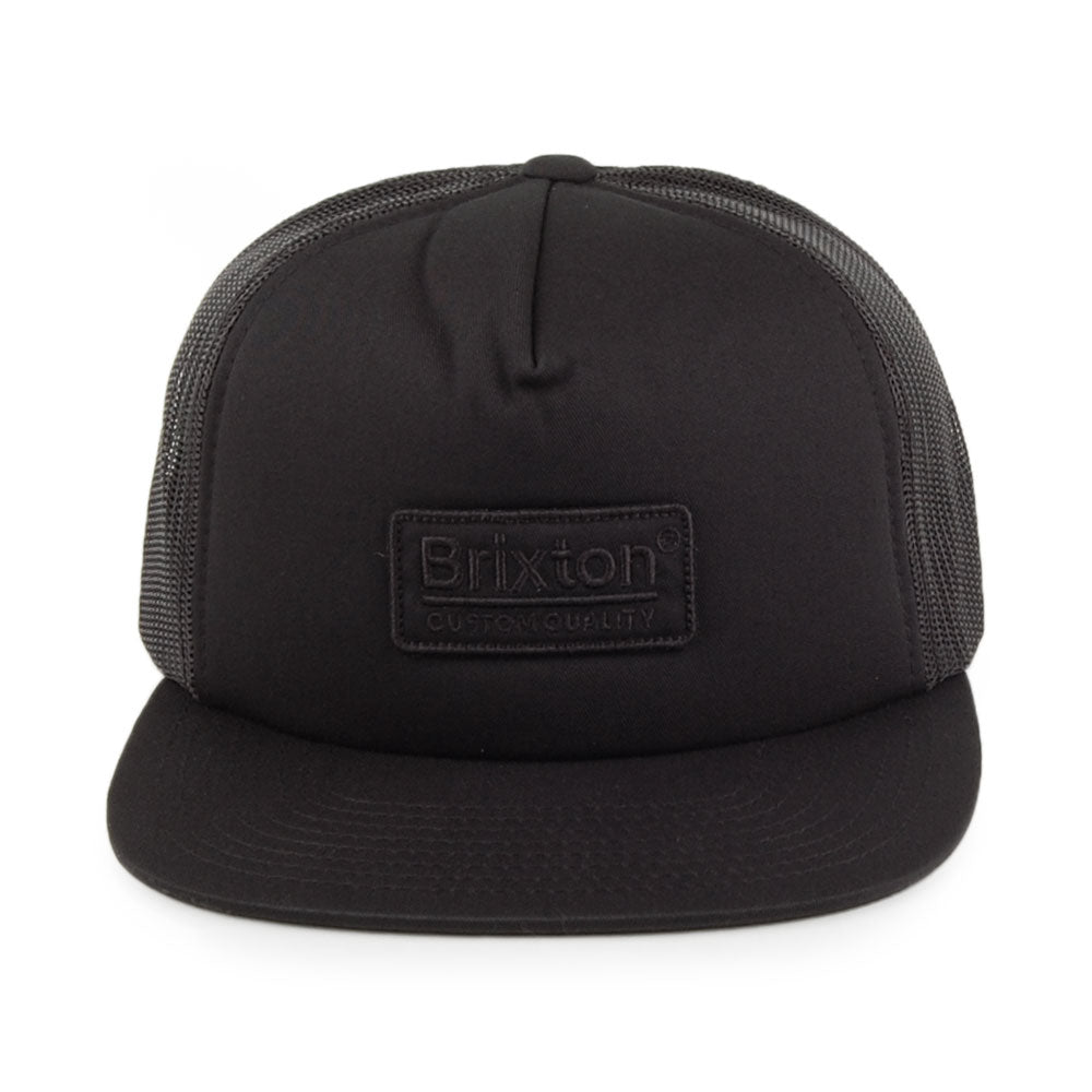 Gorra Trucker Palmer Tonal de malla de Brixton - Negro