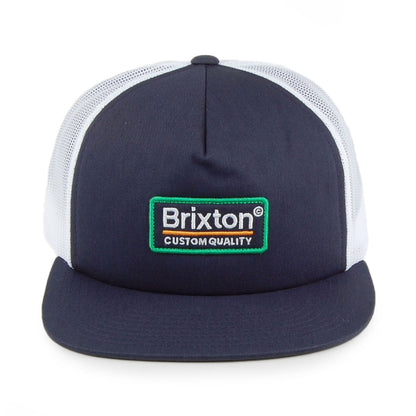 Gorra Trucker Palmer Mesh de Brixton - Azul-Blanco