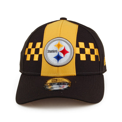 Gorra de béisbol 9FORTY NFL Draft Pittsburgh Steelers de New Era - Negro-Amarillo