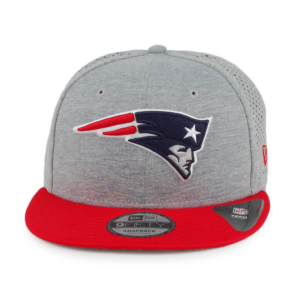Gorra Snapback 9FIFTY Shadow Tech New England Patriots de New Era - Gris-Rojo