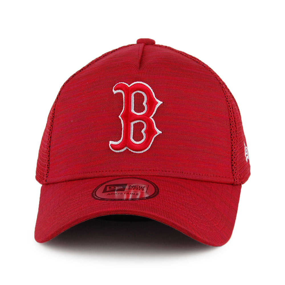Gorra de béisbol 9FORTY A-Frame Engineered Fit Boston Red Sox de New Era - Mezcla de rojos