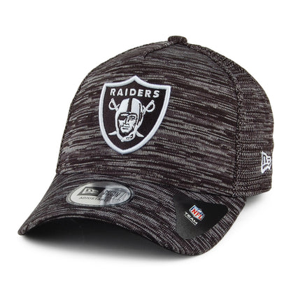 Gorra de béisbol 9FORTY A-Frame Engineered Fit Las Vegas Raiders de New Era - Mezcla de Negros
