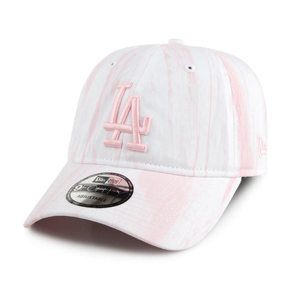 Gorra de béisbol 9FORTY Tie Dye Pastel L.A. Dodgers de New Era - Rosa-Blanco