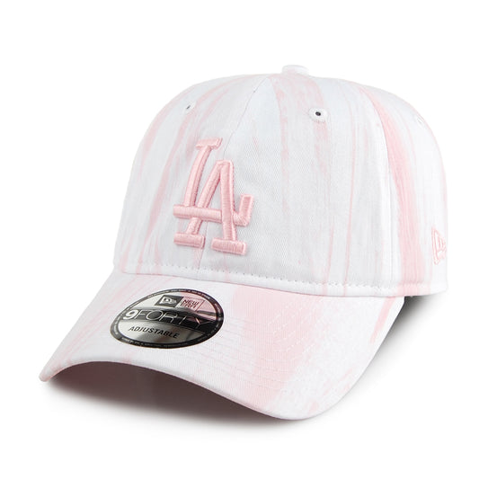 Gorra de béisbol 9FORTY Tie Dye Pastel L.A. Dodgers de New Era - Rosa-Blanco