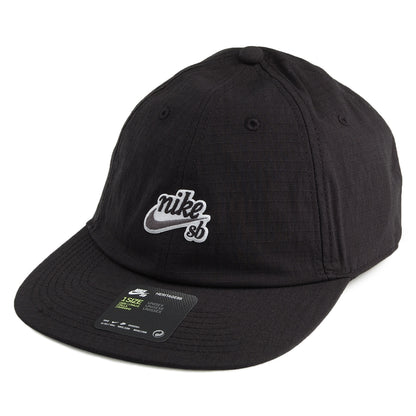 Gorra de béisbol Heritage 86 visera plana de Nike SB - Negro
