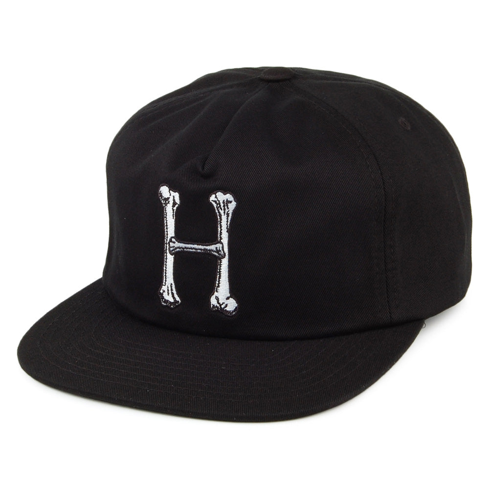 Gorra Snapback Bone Classic H de HUF - Negro