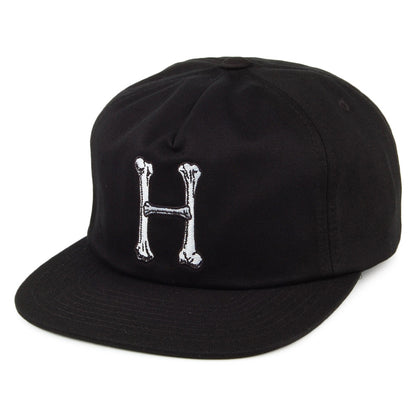 Gorra Snapback Bone Classic H de HUF - Negro