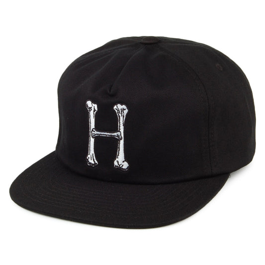 Gorra Snapback Bone Classic H de HUF - Negro