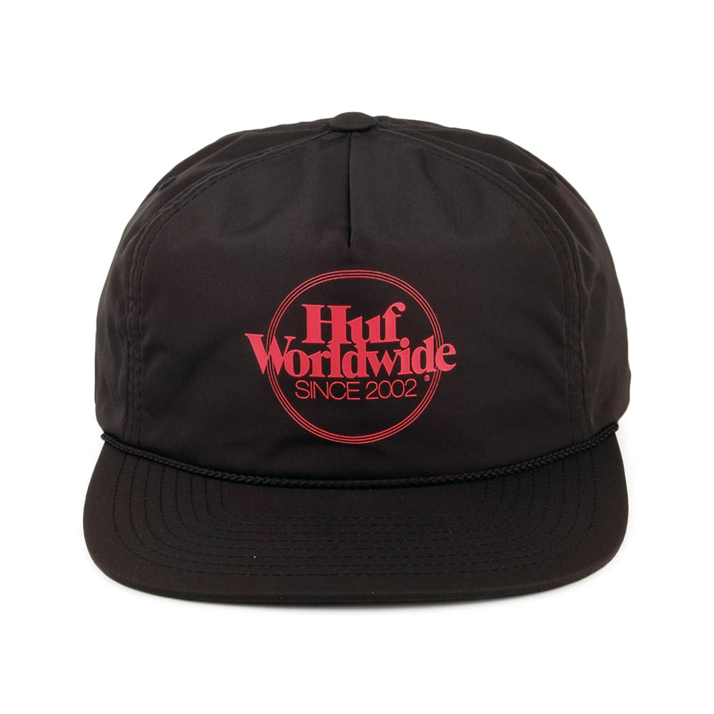 Gorra con cremallera trasera Issue de HUF - Negro