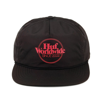 Gorra con cremallera trasera Issue de HUF - Negro