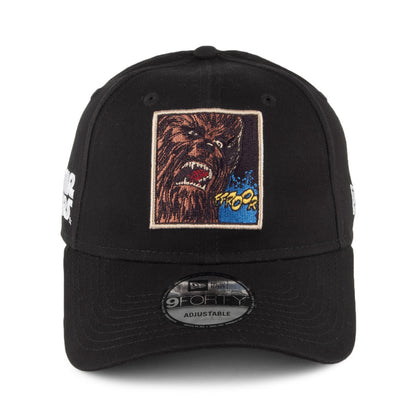 Gorra de béisbol 9FORTY Chewbacca de Star Wars de New Era - Negro