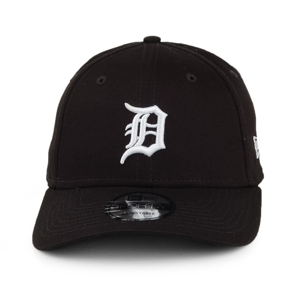 Gorra de béisbol 9FORTY MLB League Essential Detroit Tigers de New Era - Negro-Blanco