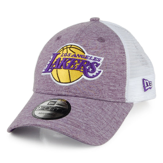 Gorra Trucker 9FORTY NBA Summer League L.A. Lakers de New Era - Morado-Blanco