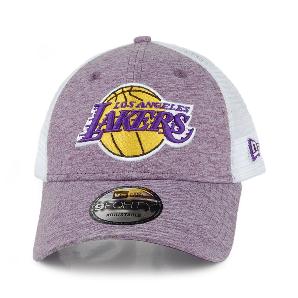 Gorra Trucker 9FORTY NBA Summer League L.A. Lakers de New Era - Morado-Blanco