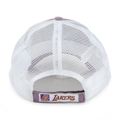 Gorra Trucker 9FORTY NBA Summer League L.A. Lakers de New Era - Morado-Blanco
