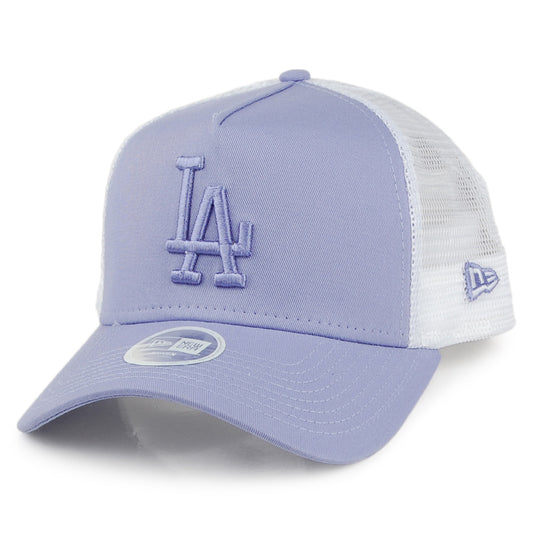Gorra Trucker A-Frame Womens MLB Essential L.A. Dodgers de New Era - Lavanda