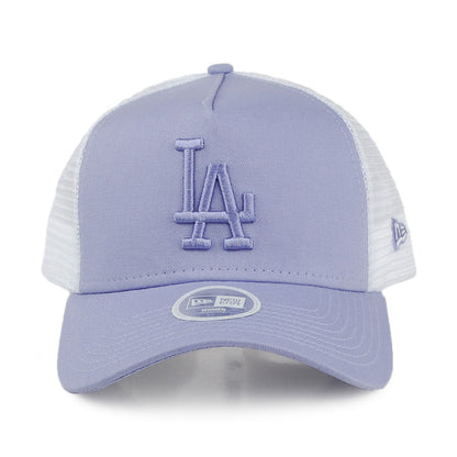 Gorra Trucker A-Frame Womens MLB Essential L.A. Dodgers de New Era - Lavanda