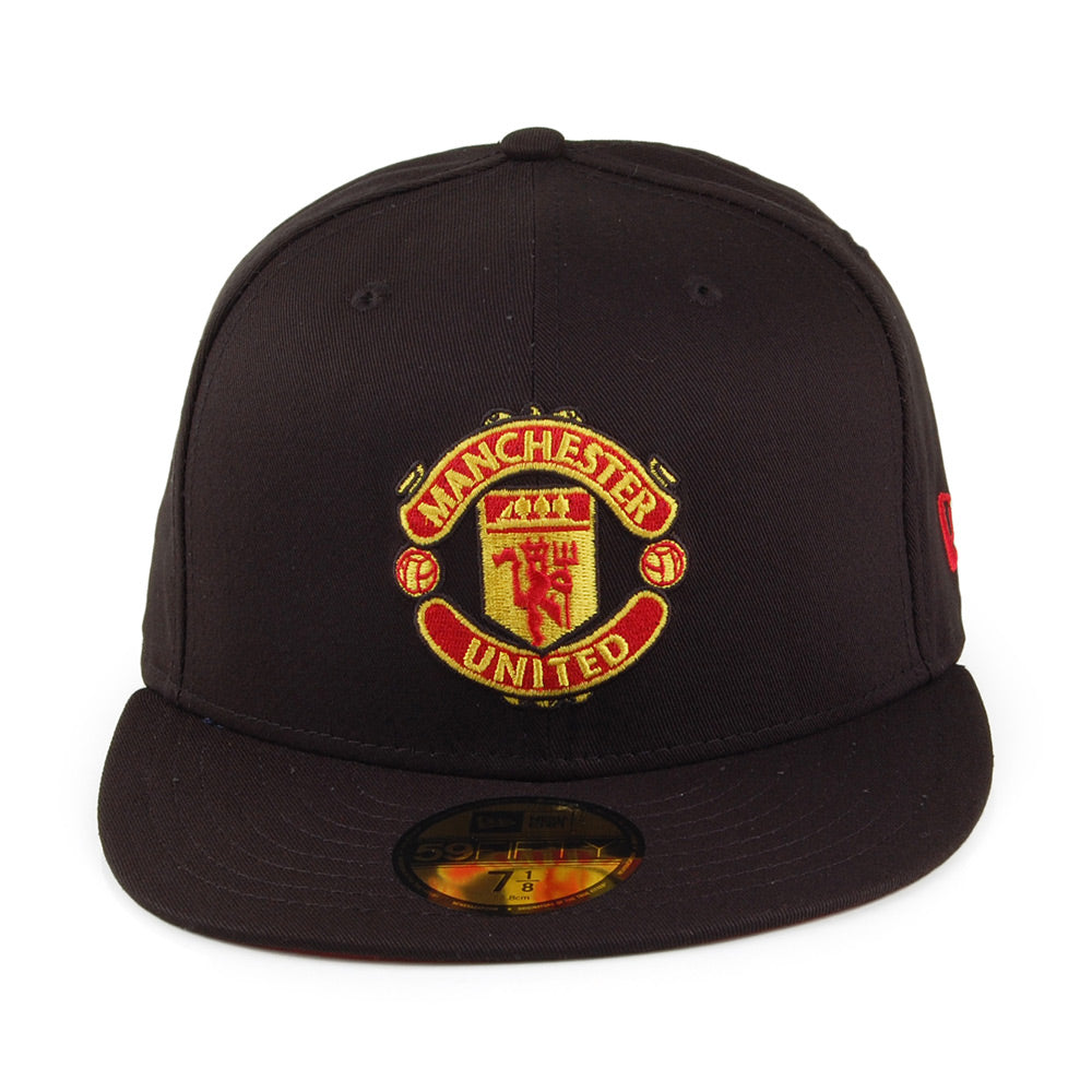 Gorra de béisbol 59FIFTY Basic Manchester United de New Era - Negro