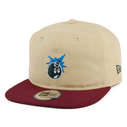 Gorra Snapback Keen New Era de The Hundreds - Amarillo-Burdeos