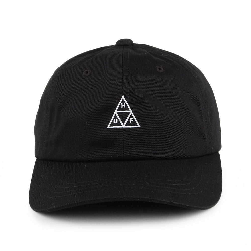 Gorra de béisbol Mini Triple Triangle visera curvada de HUF - Negro