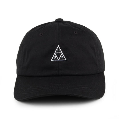 Gorra de béisbol Mini Triple Triangle visera curvada de HUF - Negro