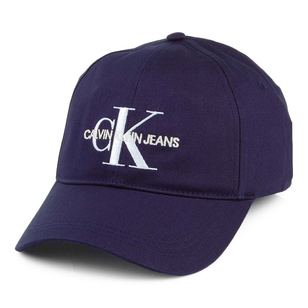 Gorra de béisbol J Monogram de Calvin Klein - Azul Marino