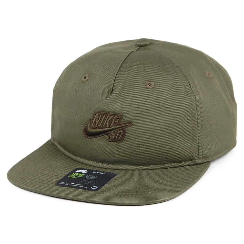 Gorra Snapback Icon Pro Tonal de Nike SB - Verde Oliva