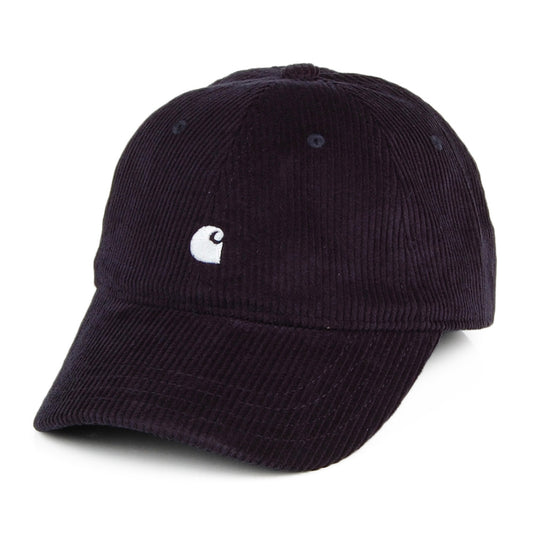 Gorra de béisbol Harlem de pana de Carhartt WIP - Azul Oscuro