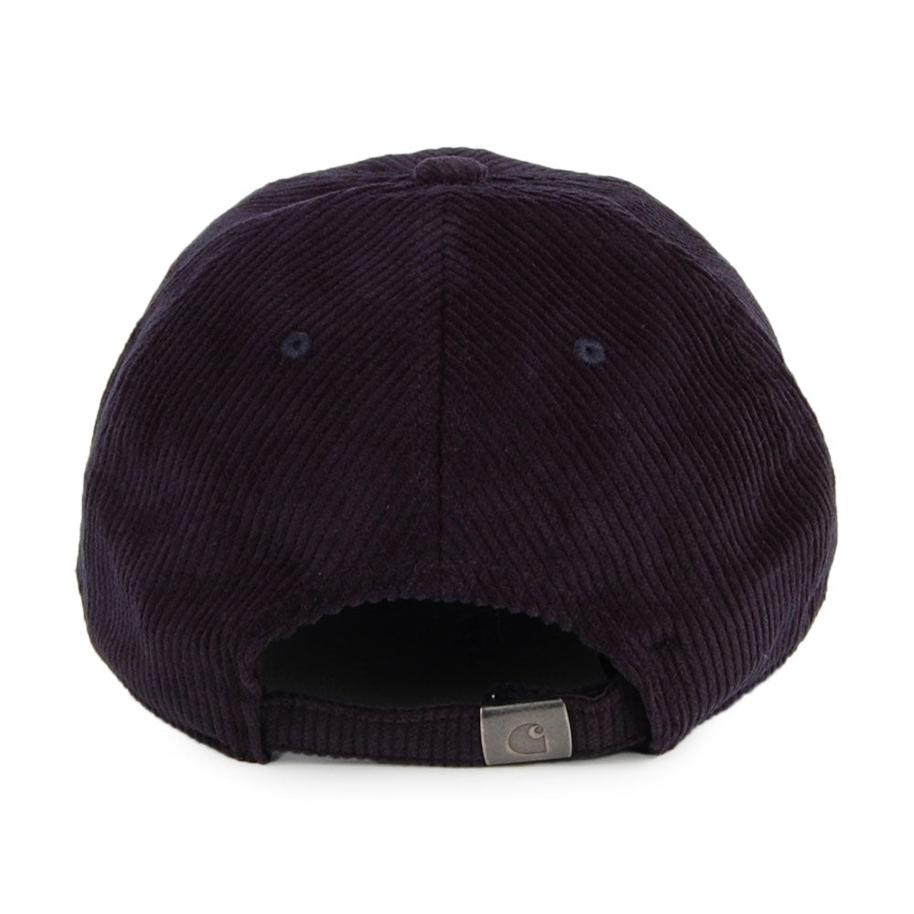 Gorra de béisbol Harlem de pana de Carhartt WIP - Azul Oscuro