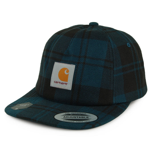 Gorra Strapback Pulford sin estructurar de sarga de algodón de Carhartt WIP - Múltiples tonalidades azules