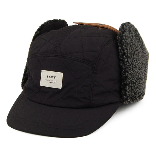 Gorra de béisbol Aspen con orejeras de Barts - Negro