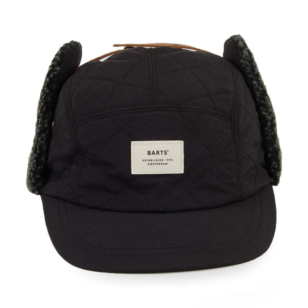 Gorra de béisbol Aspen con orejeras de Barts - Negro