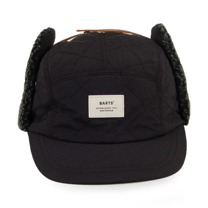 Gorra de béisbol Aspen con orejeras de Barts - Negro