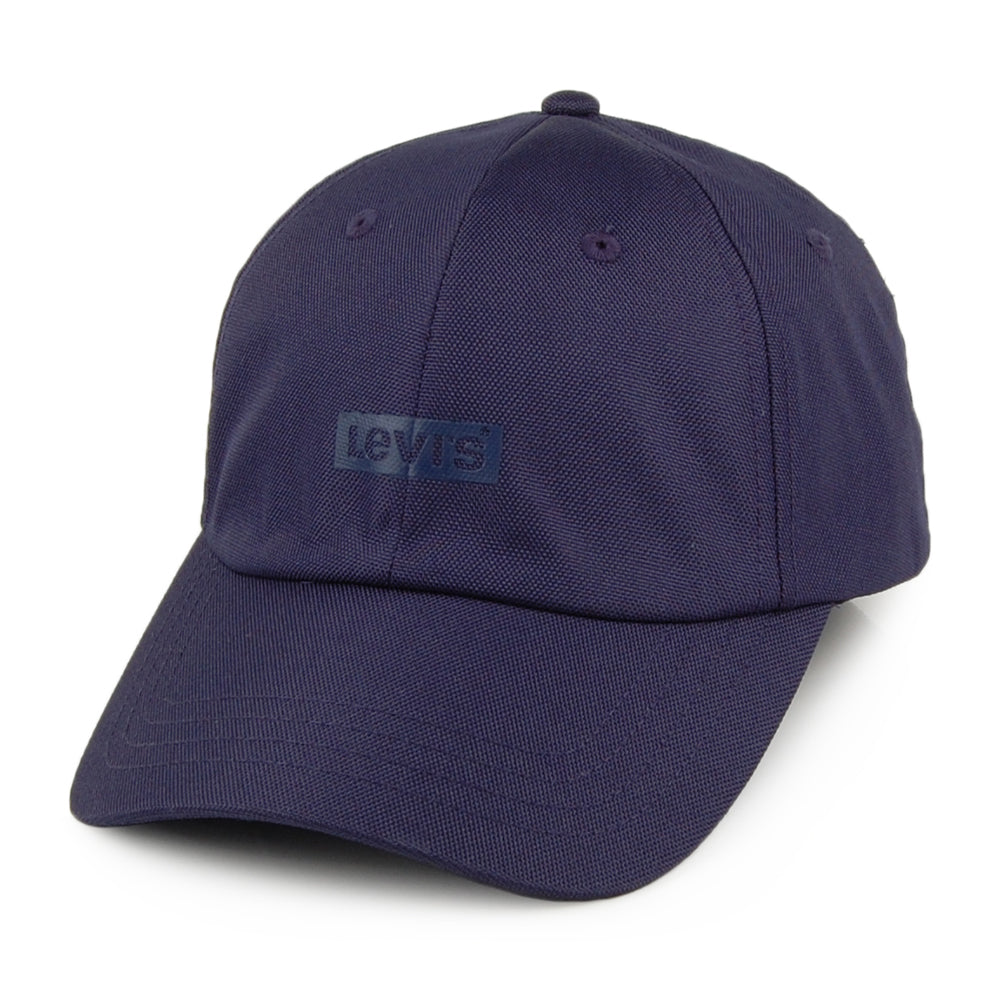 Gorra de béisbol Baby Tab Logo 600D resistente al agua de Levi's - Azul Marino
