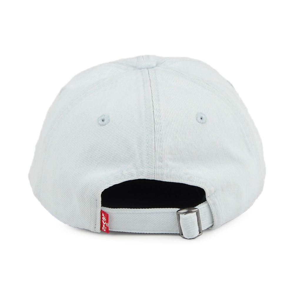 Gorra de béisbol Mid Batwing de tejido vaquero de Levi's - Azul Claro
