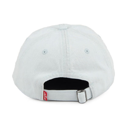 Gorra de béisbol Mid Batwing de tejido vaquero de Levi's - Azul Claro