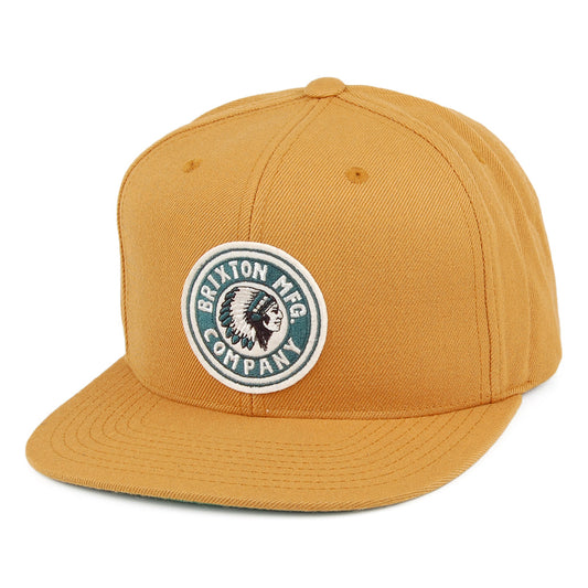 Gorra Snapback Rival de Brixton - Mostaza