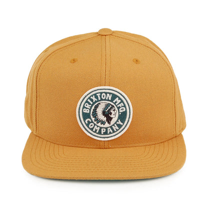 Gorra Snapback Rival de Brixton - Mostaza
