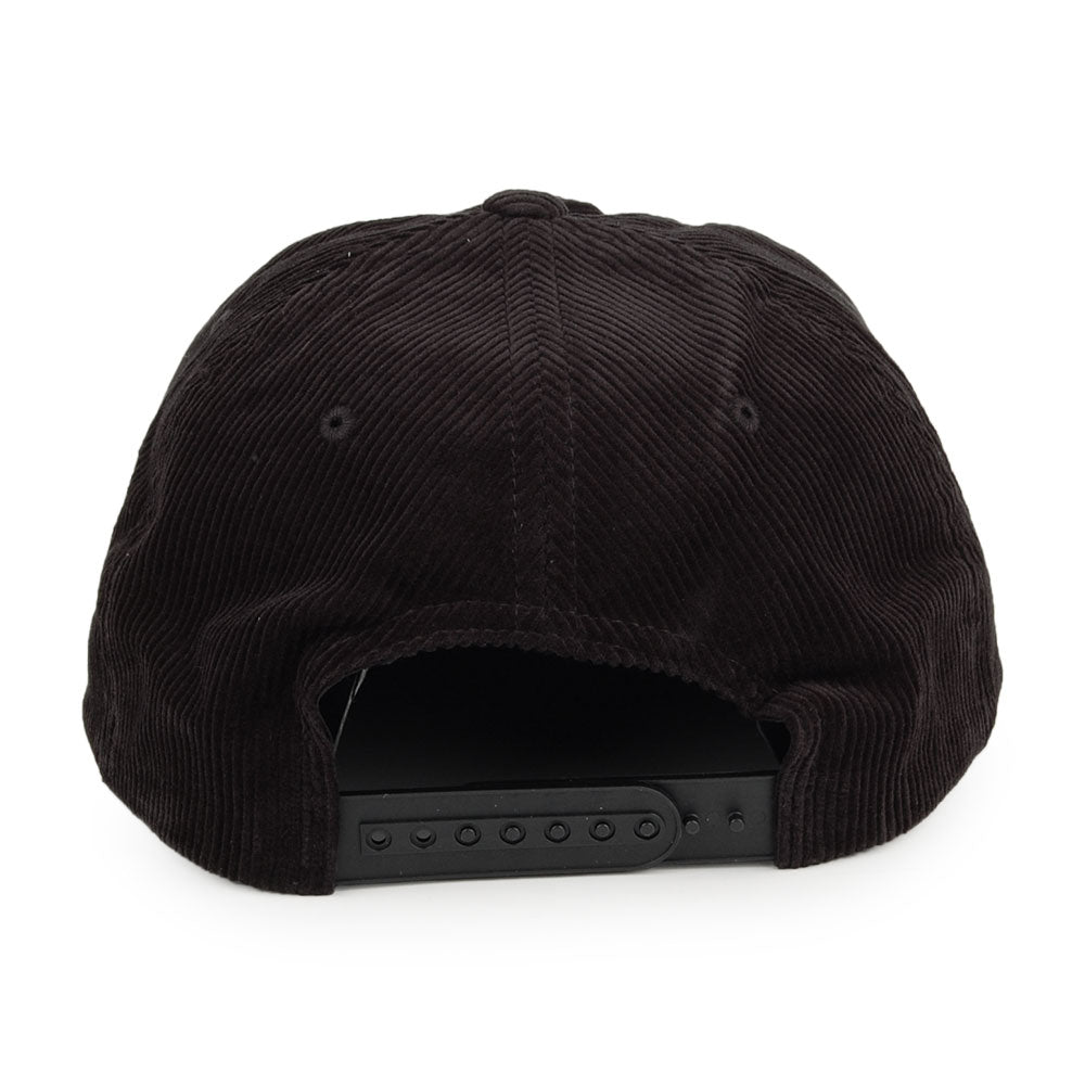 Gorra Snapback Malt MP de pana de Brixton - Negro