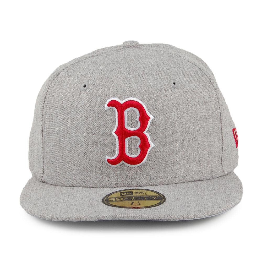 Gorra de béisbol 59FIFTY MLB Series Boston Red Sox de New Era - Gris Jaspeado