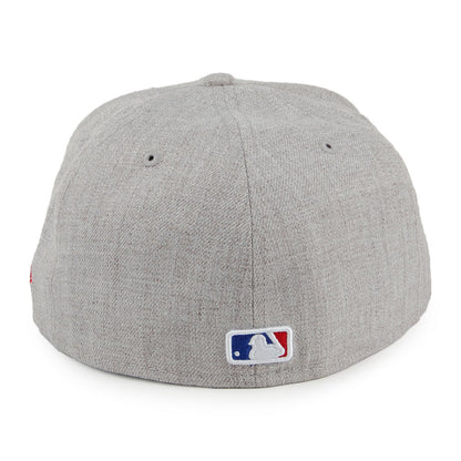 Gorra de béisbol 59FIFTY MLB Series Boston Red Sox de New Era - Gris Jaspeado
