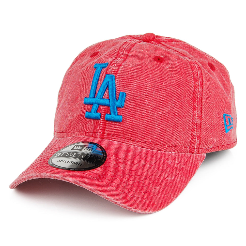 Gorra de béisbol 9TWENTY MLB efecto lavado L.A. Dodgers de New Era - Rojo-Azul