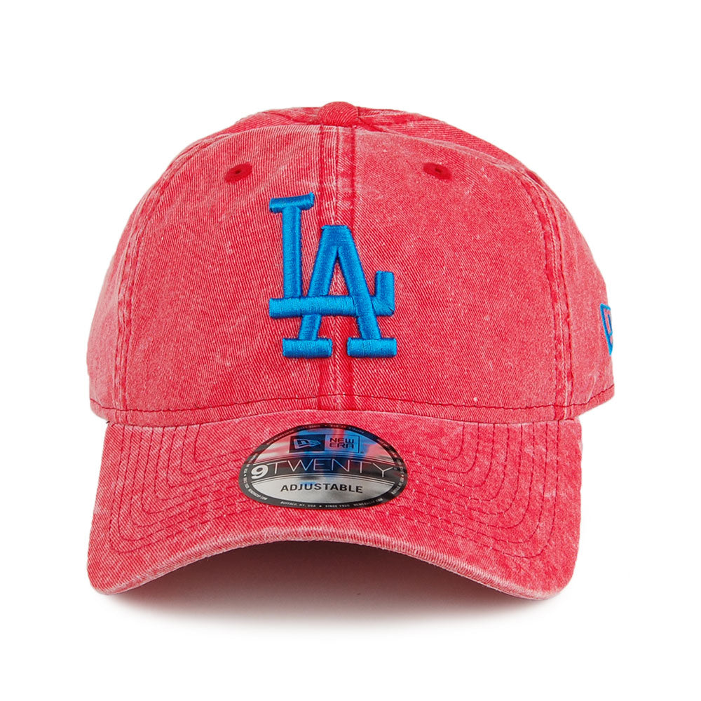Gorra de béisbol 9TWENTY MLB efecto lavado L.A. Dodgers de New Era - Rojo-Azul