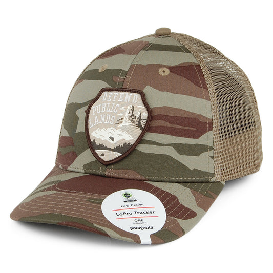 Gorra Trucker Defend Public Lands LoPro de Patagonia - Camuflaje